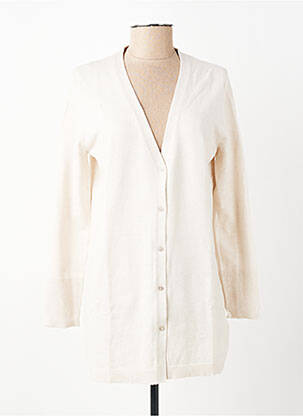 Gilet manches longues coupe cintrée beige STREET ONE femme