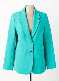 Blazer poignets boutonnés vert GEISHA femme