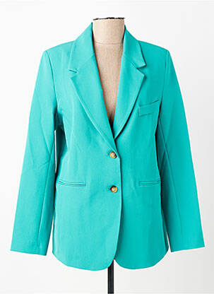 Blazer poignets boutonnés vert GEISHA femme