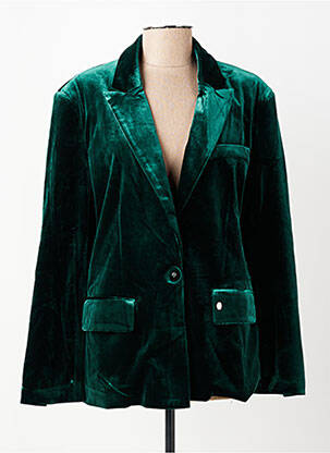 Blazer poignets boutonnés vert LES TROPEZIENNES PAR M.BELARBI femme