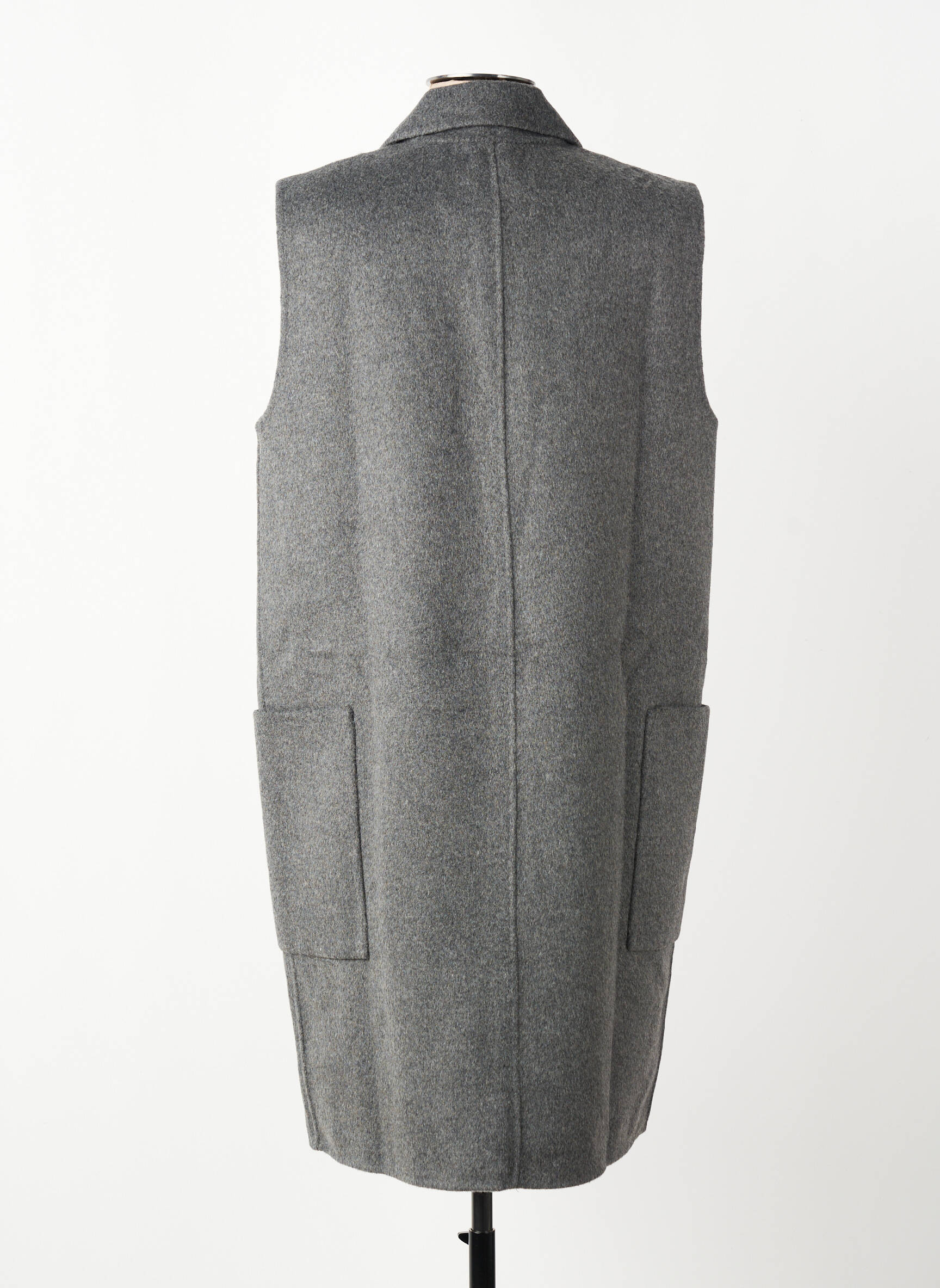Gilet manches courtes coupe droite gris SOYACONCEPT femme