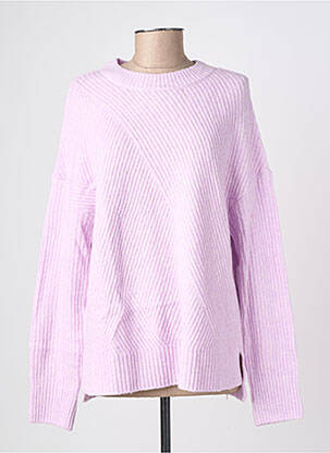 Pull tissage chiné manches longues violet STREET ONE femme