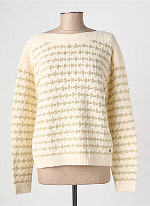 Pull stretch manches longues beige GARCIA femme