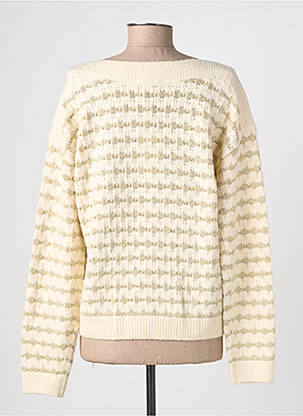 Pull stretch manches longues beige GARCIA femme