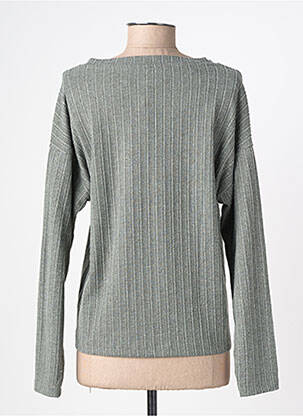 Top stretch manches longues vert SOYACONCEPT femme