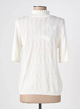 Top stretch manches courtes blanc BREIZH ANGEL femme
