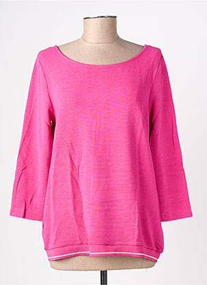 Top stretch manches longues rose STREET ONE femme