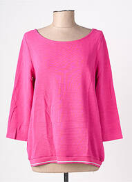 Top stretch manches longues rose STREET ONE femme