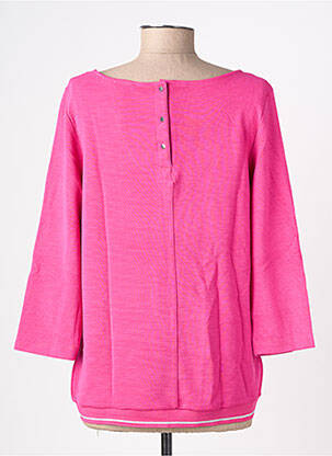 Top stretch manches longues rose STREET ONE femme