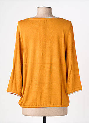 Top tissage jersey manches longues jaune STREET ONE femme