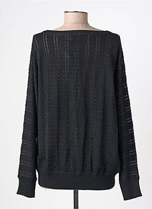 Pull stretch manches longues noir ROSE femme