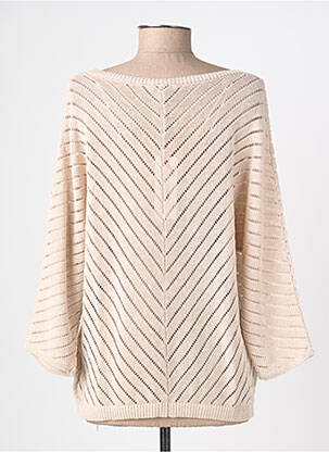 Pull stretch manches longues beige STREET ONE femme