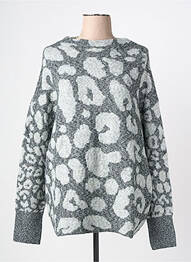 Pull stretch manches longues gris STREET ONE femme