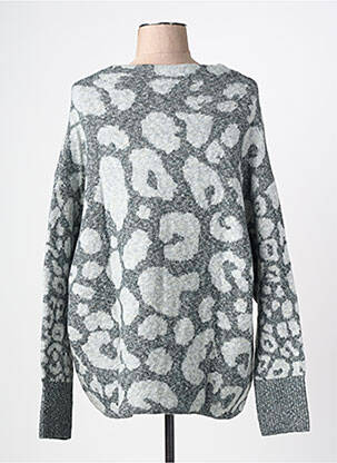 Pull stretch manches longues gris STREET ONE femme