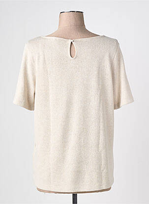 Top stretch manches courtes beige STREET ONE femme