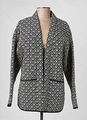 Veste chic col v noir SOYACONCEPT femme