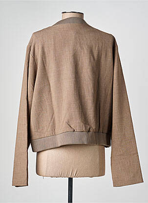Veste casual poches marron GEISHA femme