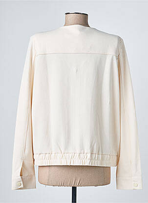 Blouson col v beige SOYACONCEPT femme