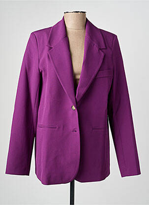 Blazer poignets boutonnés violet GEISHA femme