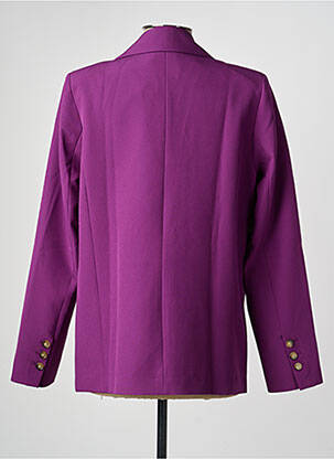 Blazer poignets boutonnés violet GEISHA femme