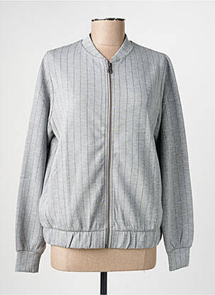 Blouson col v gris SOYACONCEPT femme