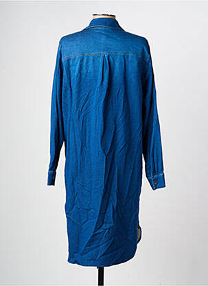 Robe mi-longue manches longues manches longues bleu OLSEN femme