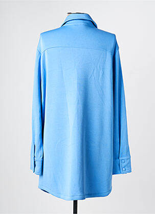 Robe courte manches longues manches longues bleu OLSEN femme