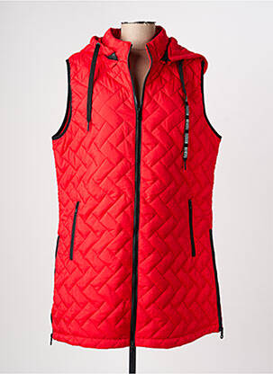 Doudoune capuche a capuche rouge TUZZI femme