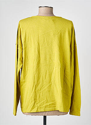 Pull col rond manches longues vert I.ODENA femme