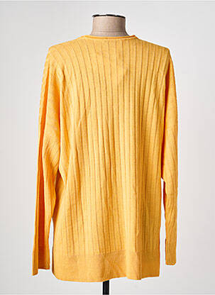 Pull coupe droite manches longues jaune ESCORPION femme