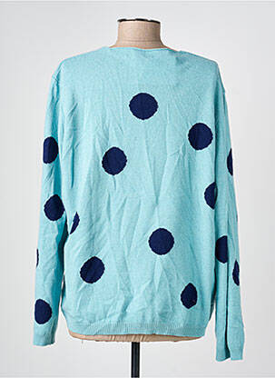 Pull coupe droite manches longues bleu I.ODENA femme
