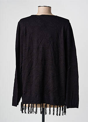 Pull coupe droite manches longues noir RABE femme