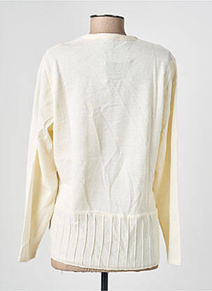 Pull coupe droite manches longues beige PAUPORTÉ femme