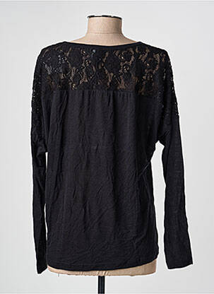 T-shirt manches longues manches longues noir UN . C TOUT femme