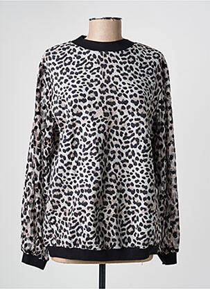 Pull coupe droite manches longues noir TUZZI femme