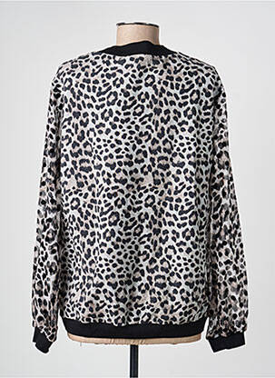 Pull coupe droite manches longues noir TUZZI femme