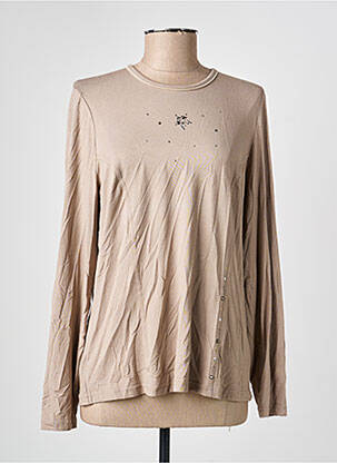 T-shirt manches longues manches longues marron PAUPORTÉ femme