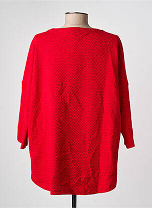 T-shirt manches 3/4 manches 3/4 rouge OLSEN femme
