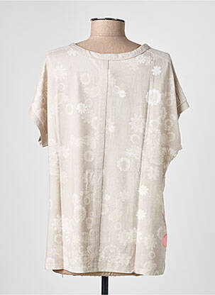 T-shirt imprimé fantaisie manches courtes gris RABE femme