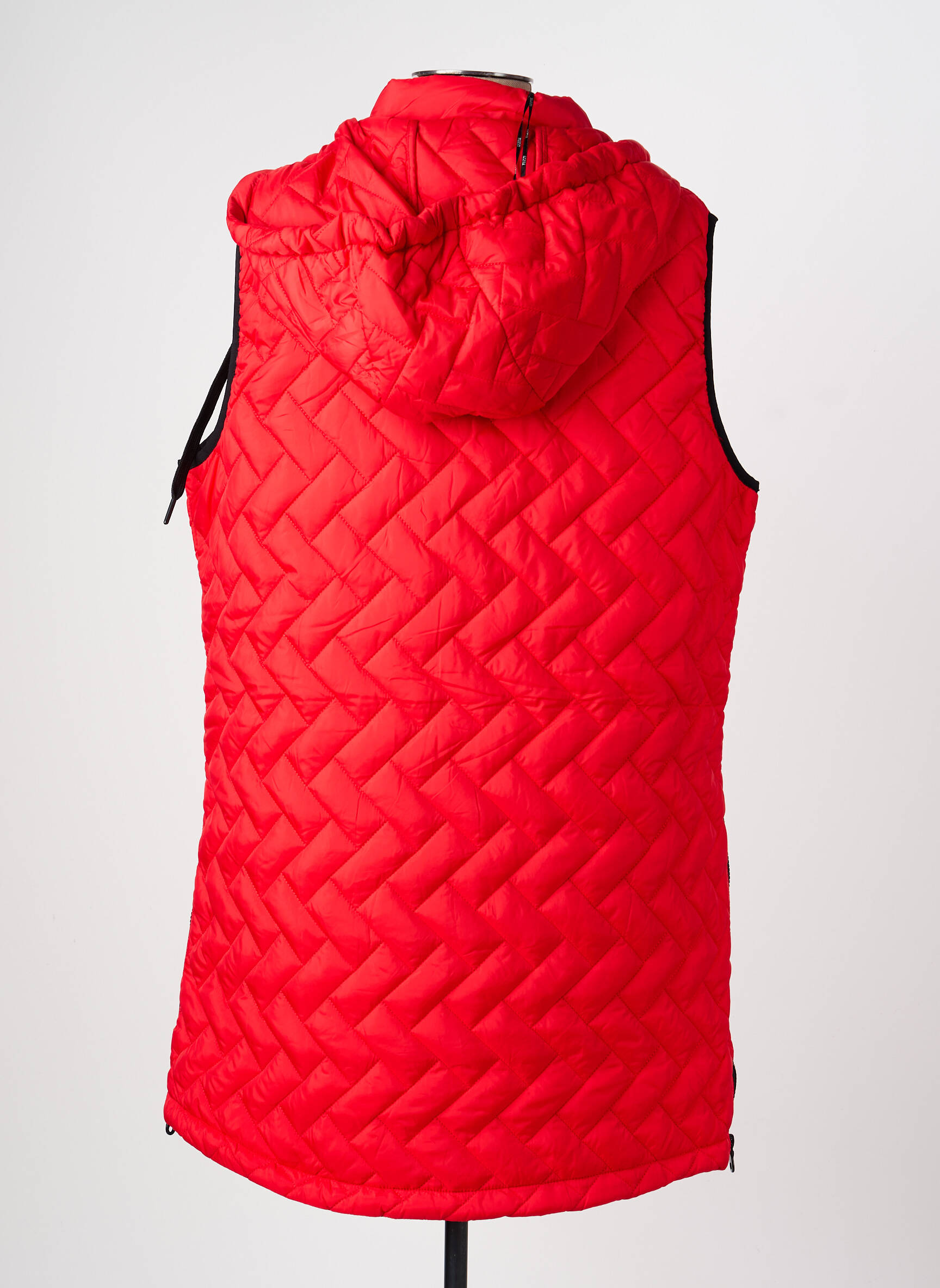 Doudoune capuche a capuche rouge TUZZI femme