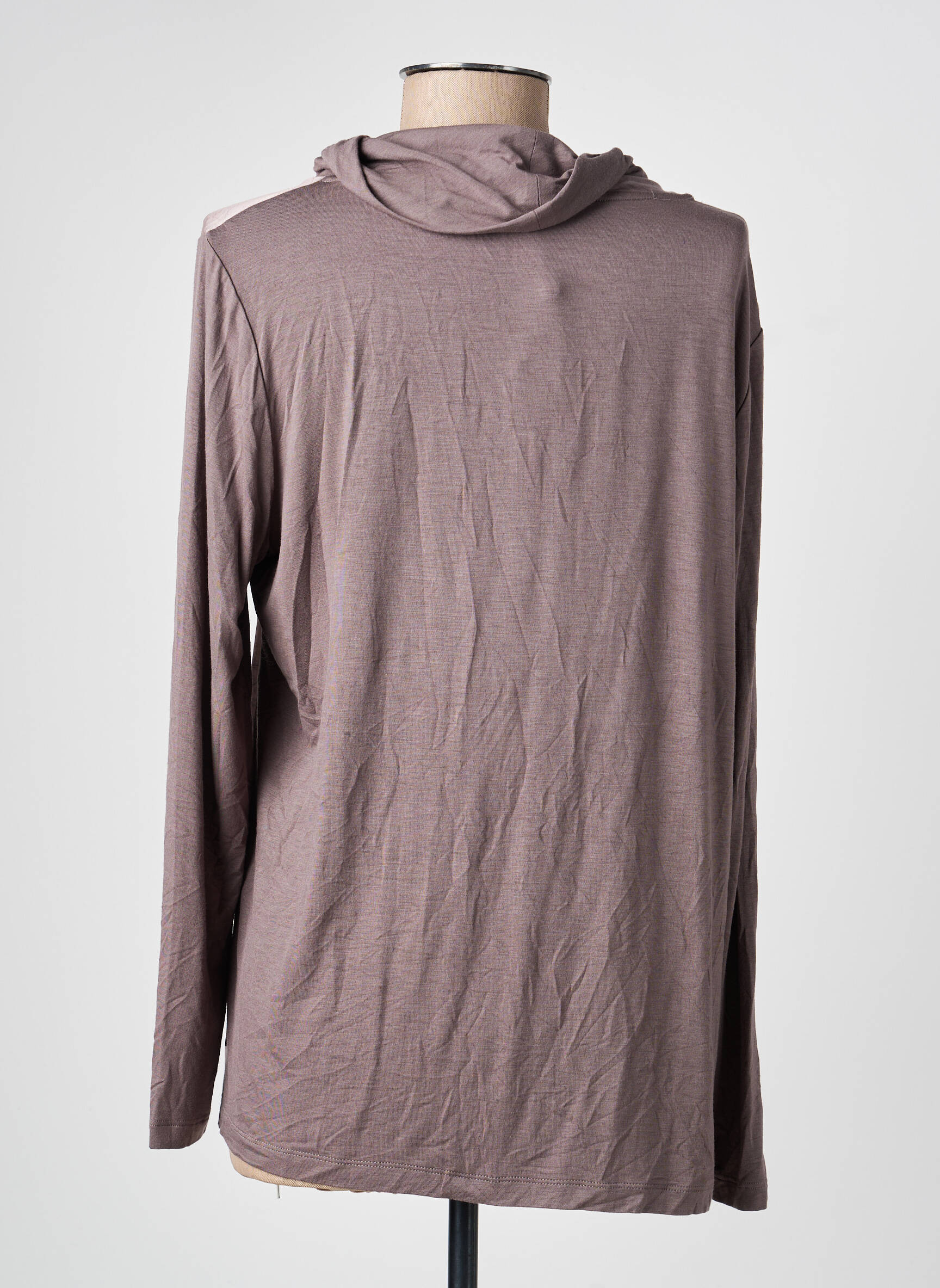 T-shirt manches longues manches longues marron OLSEN femme