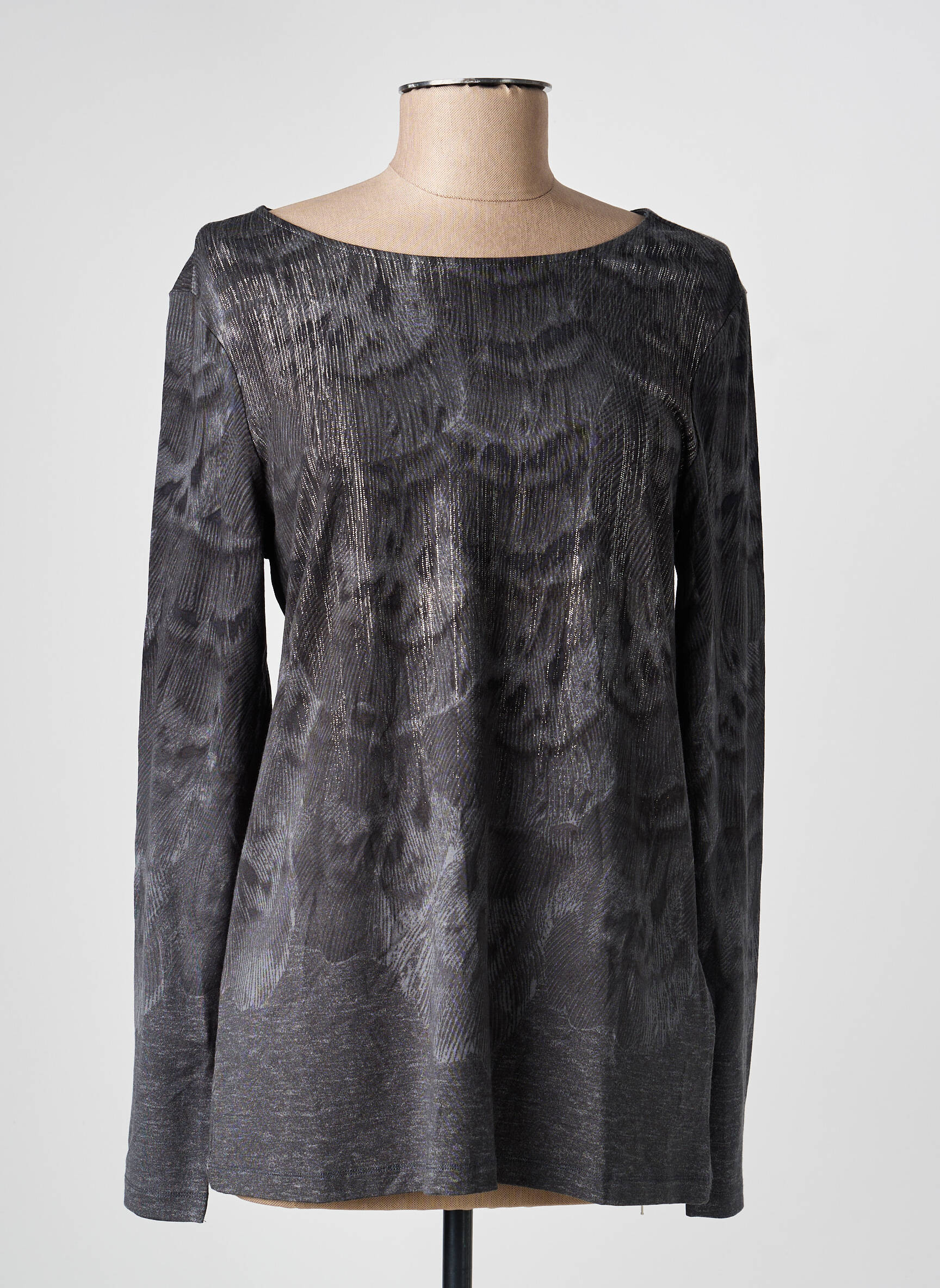 T-shirt manches longues manches longues gris OLSEN femme