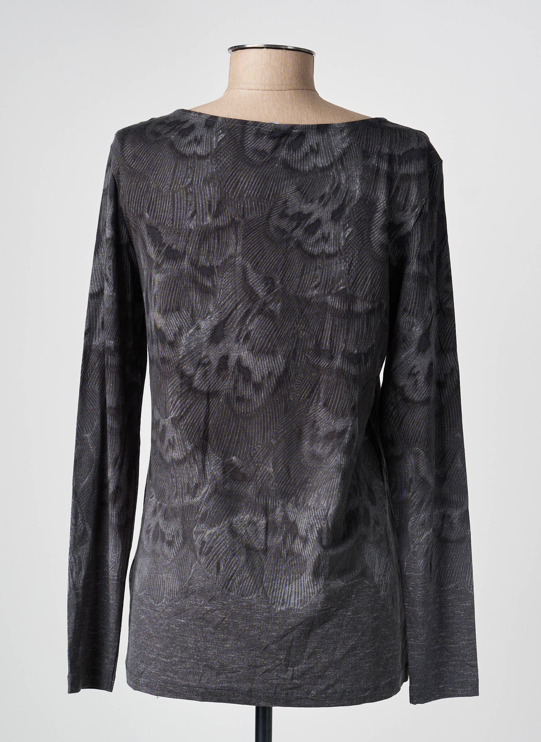 T-shirt manches longues manches longues gris OLSEN femme
