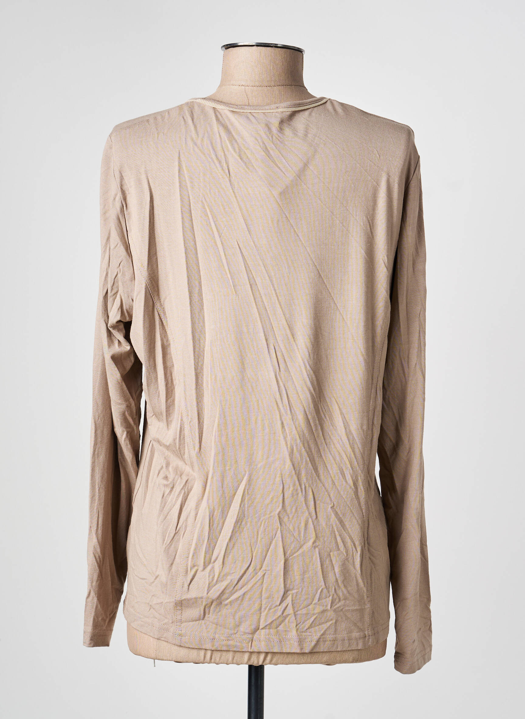 T-shirt manches longues manches longues marron PAUPORTÉ femme