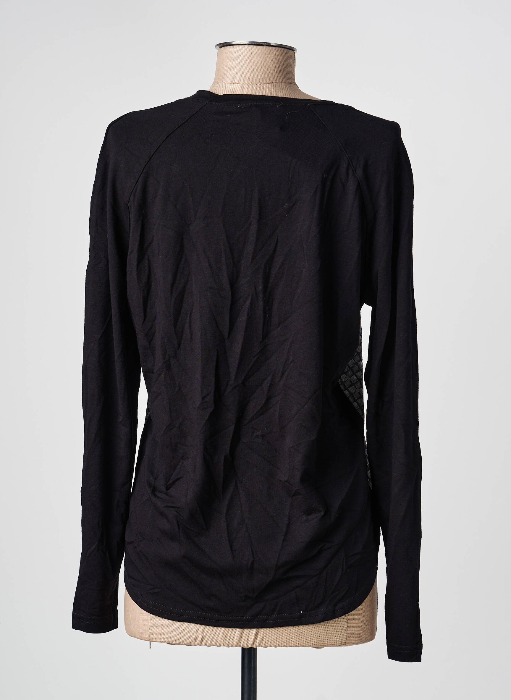 T-shirt manches longues manches longues noir PAUPORTÉ femme