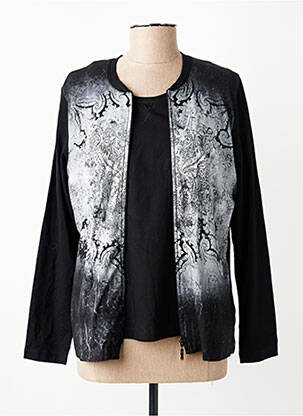 Twin-set imprimé fantaisie noir RABE femme