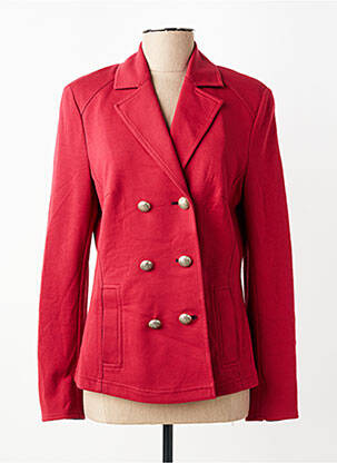 Veste casual col chemisier rouge RABE femme