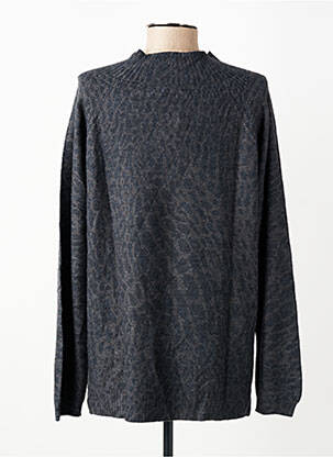 Pull tissage chiné manches longues gris ESCORPION femme