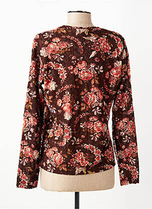 T-shirt manches longues manches longues marron PAUPORTÉ femme