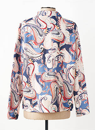 Chemisier imprimé fantaisie manches longues beige GRIFFON femme
